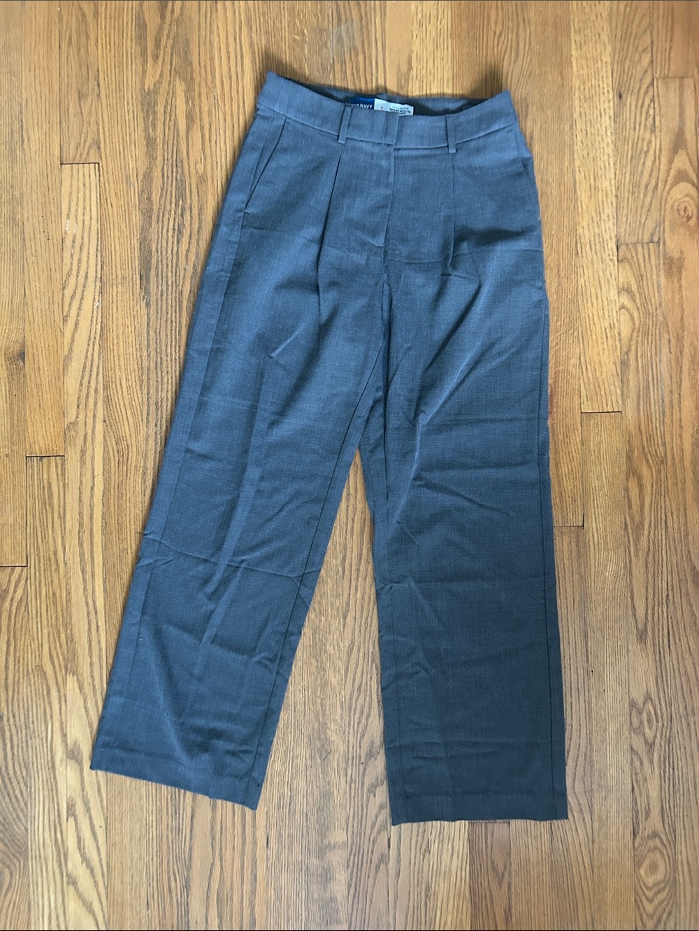 Old Navy Women's Dark Charcoal Wide Leg Pants